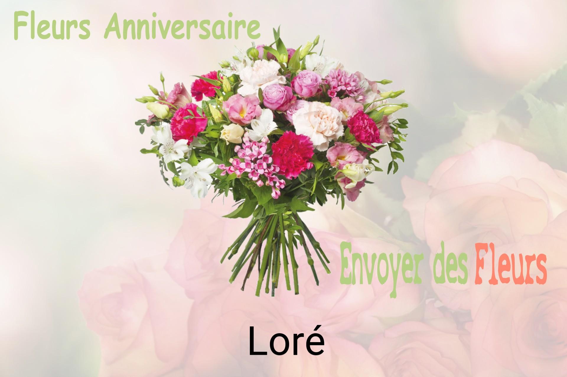 Bouquet de fleurs d’anniversaire livré à Loré